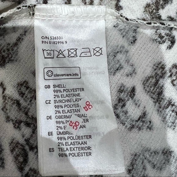 H&M leopard animal print dress size XS - Picture 5 of 5
